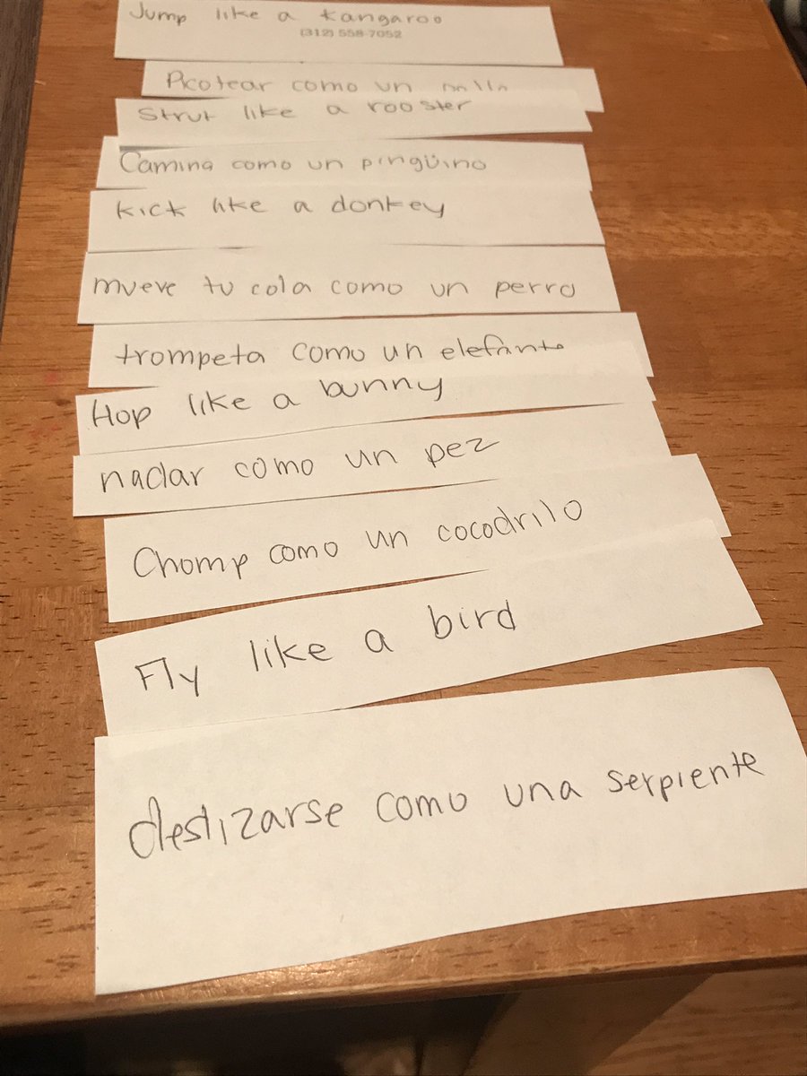 ecwithmrswalton's tweet photo. Who wants to play “Animal Actions?!?” ¿Quién quiere jugar a las acciones de los animales?! #playbasedlearning #petsunit @teachstrategies @berwynsouth100 #komenskymatters #d100inspires #dontkickanyonewithyourdonkeykick https://t.co/oSIUjcjQ8U