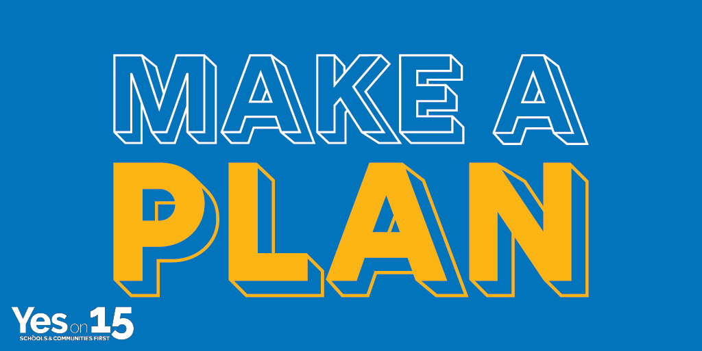 Schools1stCA's tweet photo. Are you registered to vote? Check here and make a plan to vote this upcoming election.  https://t.co/vFhkDRrudJ 🧑🏽‍🤝‍🧑🏽🗳️

#YesOn15 #Prop15 https://t.co/VIJ9JgTZ9J