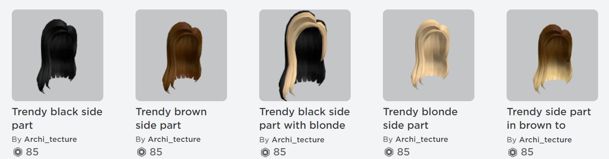 Archi Tecture Archirblx Twitter - roblox yellow hair code