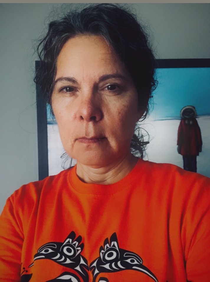 Much gratitude to <a href="/ugdsb/">Upper Grand DSB</a> staff, students, community members &amp; local media for sharing a sea of orange, understandings about colonialism &amp; residential schools, &amp; a commitment to actions to affect change #OrangeShirtDay2020 Here's to starting &amp; ending a long day.Tired in a good way