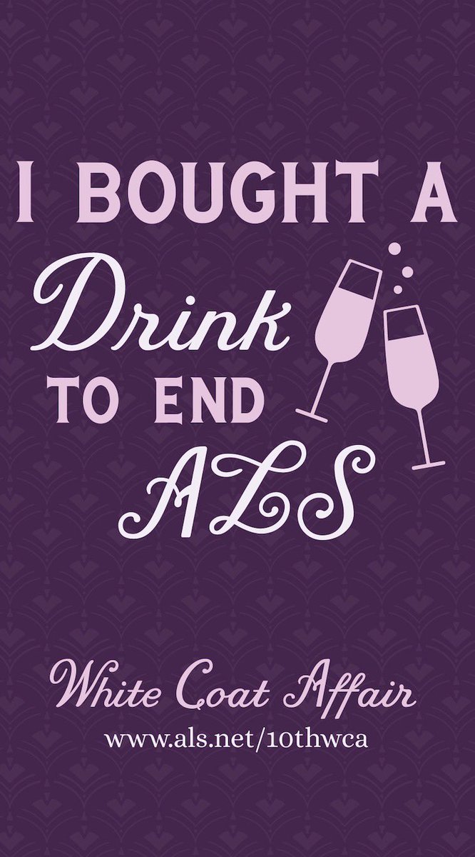 HandlerTerri's tweet image. Buy a drink, have a drink and support ALS research!!!
Done!! als.net/10thwca