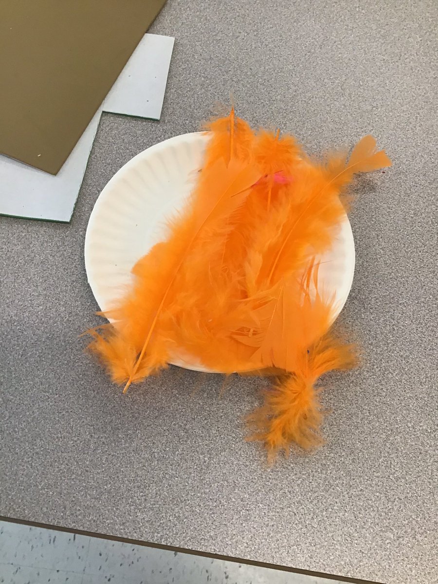 SmithAikman's tweet photo. Orange feathers worked into the Grade 6 group sculpture projects today in honour of Orange Shirt day at Maplehurst Middle School. In the spirit of reconciliation, students also learned what the word unceded meant. #asdeReconciliAction #OrangeShirtDay2020 #maplehurstmiddleschool https://t.co/NlAtF5xhlo