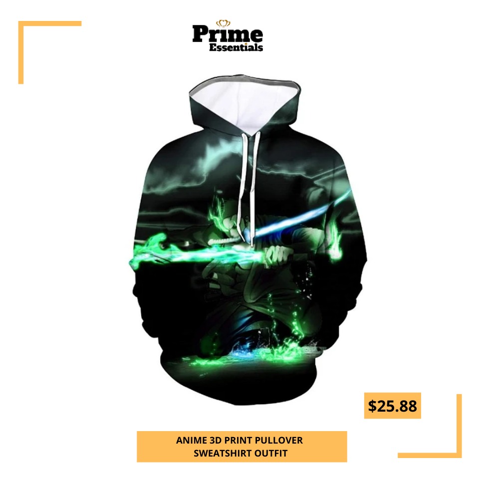 PrimeEssential1's tweet photo. ANIME 3D PRINT PULLOVER SWEATSHIRT OUTFIT
.
This is 3D print pullover sweatshirt more stylish and looking different.
Product Material:
✔️Sleeve Length(cm): Full
✔️Clothing Length: REGULAR
✔️Hooded: Yes
✔️Type: Loose
.
.
Visit: https://t.co/oTw5Ffv0Df
.
.
#primeessentials #hoodie https://t.co/Y4tm2ZgYN9