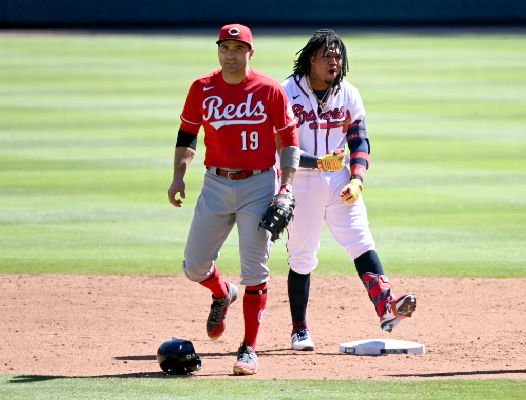 CincyProblems's tweet photo. This is the first time in MLB #Postseason History that a game has gone 11 innings without either team scoring a run. #JustCincyThings https://t.co/WJX8mKi6us
