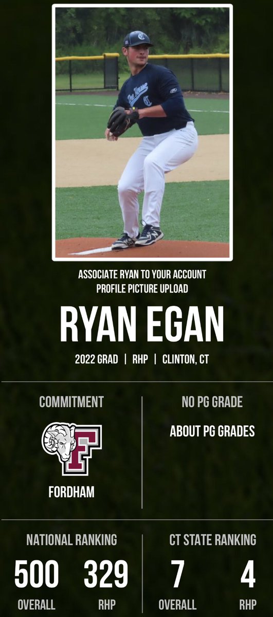 TheClubhouseCT's tweet photo. Next crop of 2022’s honored by @PerfectGameUSA: congrats to @s_r_egan23 and Craig Ottaviano.  Awesome gets for @FordhamBaseball &amp; @GoNUbaseball.  #bestinct https://t.co/XqCM4ABOdK
