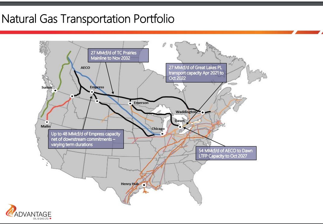 15.  $AAV has to pay alliance  $PPL/  $ENB to get their gas to Chicago, E&P’s have to pay  $IPL tolls regardless of the economics of plastic production. (Weird  $AAV doesn't make Alliance capacity clear)