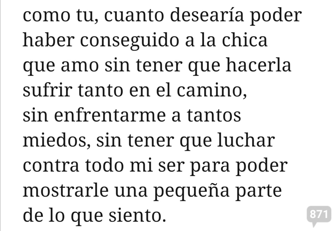 _alj__'s tweet photo. Todos cometemos errores, y pudiste estar con la chica que amas. 
Dani tiene toda la razón 😌.
Creo que tu madre tiene razón.
Espero pasar esos momentos con alguien algún día.
@Brujadel71_ @ares_hidalgo @divadanidosa @Arix05
Pd: mierda mañana leer ese capítulo, siempre lloro :'(😖 https://t.co/aUIGzFOESU