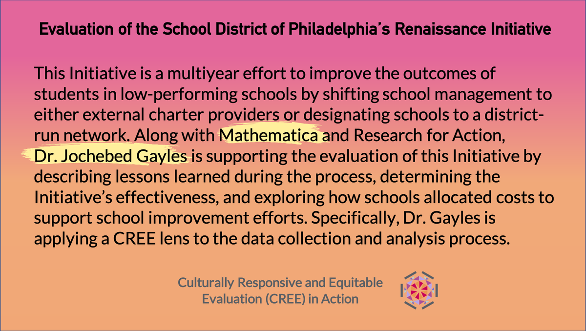 ExpandTheBench's tweet photo. Culturally responsive and equitable approaches are necessary, especially in education initiatives. Dr. Jochebed Gayles (@JRunner27) is putting #CREEinAction with @MathematicaNow by determining the effectiveness of this program.
Learn about the project: https://t.co/FeAQvijm5M https://t.co/vyqw5WW8k2