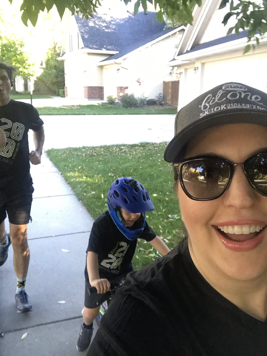 StLukesPR's tweet image. Nothing like waiting until the last-minute, but we got it done! @StLukesHealth @FitOneBoise! We were going for the best... slow time. 🤣🙌🏻🤣 Wonderful “virtual” event we could do as a family! So proud of the crew that put #Fitoneboise together.