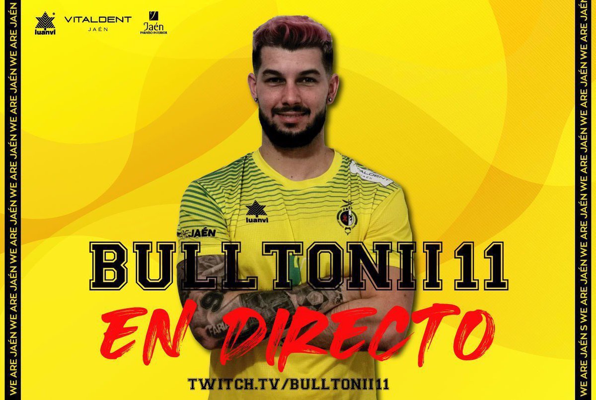 🔴 EN DIRECTO

👏🏻 ¡No te pierdas una aventura más de @BuLLtOnii11!
 
▶️ twitch.tv/bulltonii11

#WeAreJaén💛