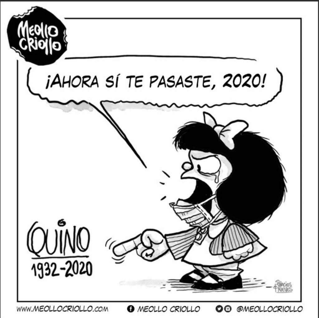 raibos's tweet photo. Gracias Quino. Buen viaje. #MeolloCriollo #QuinoDEP https://t.co/IQ1AsrjS6b