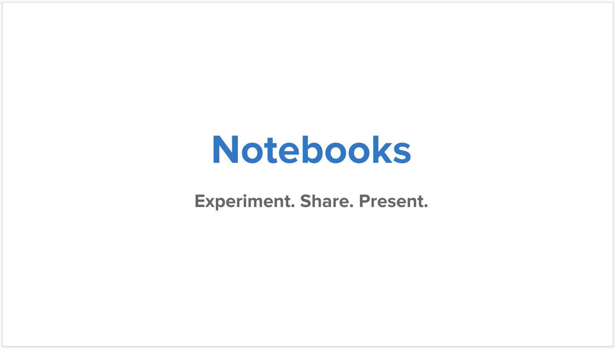 It was a great improvement when I learned to use notebooks!To run experimentsTo share my codeTo present my workIt's a very different dynamic!If you are a Python  developer, notebooks will be a multiplier for your career.Let's talk about them: