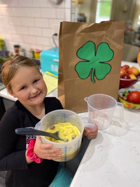 Mississippi4H's tweet image. Remember these @4H cooking kits @MarshallCoExt put together?? Here’s the results! #MS4H #MSUext 🍀