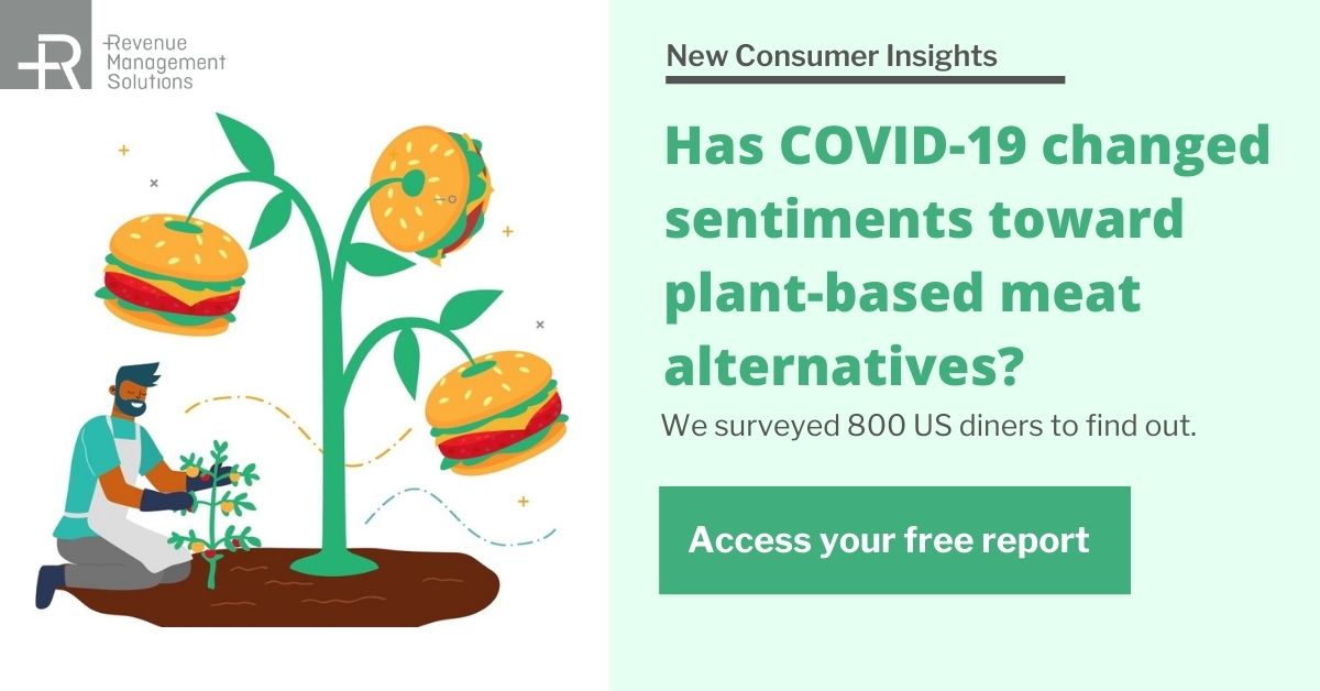As the market of plant-based food products sizzles, we asked 800 US diners how COVID-19 has changed their sentiments towards plant-based meat alternatives? Download our latest consumer report to find out more. revenuemanage.com/en/lp/insights…
#restaurants #plantbased #consumers