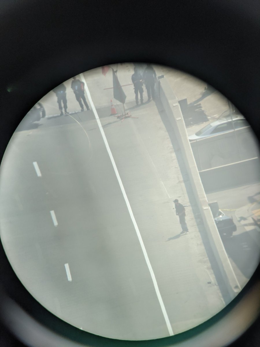 behjat's tweet photo. The standoff between the police and a mentally ill person on the #BayBridge that has resulted in major traffic jam and closure for at least the past 2 hours. https://t.co/ugwSXDKmvP