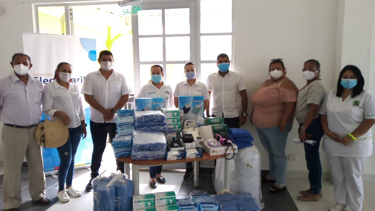 Con la presencia del Alcalde Municipal, Gerente de la Ese, líderes y nuestro equipo de trabajo hacemos entrega de insumos por 114 millones al hospital de Puebloviejo y tres centros asistenciales en Tasajera y San Juan de Palo Prieto en #Magdalena.