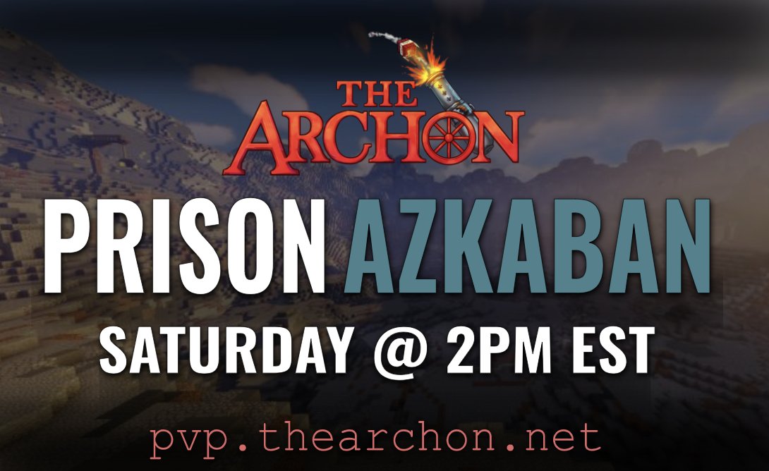 TheArchon's tweet photo. Prepare yourselves for the upcoming Prison Azkaban reset! 🚨

The next map will be live this Saturday @ 2PM EST🕑

‼️Follow &amp; Retweet for a chance to win the Godfather Rank ($250)‼️

🔗https://t.co/hKiKiJqPbL
🔗https://t.co/MXjvEEn8M6
🔗https://t.co/tFsBwha1xY https://t.co/hlnyA5E5XQ
