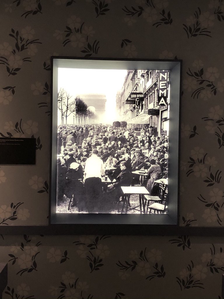 A room based on the theme of home has ‘windows’ through which you can look back through the years to see life before conflict disrupted people’s lives. You also meet 5 people who share their stories at different points throughout the exhibit.