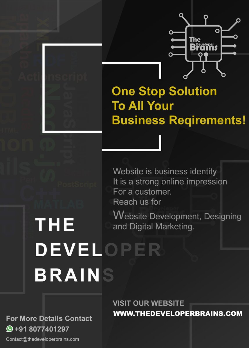 TheDeveloperBr2's tweet image. thedeveloperbrains.com
#thedeveloperbrains
#startup
#softwaredevelopment