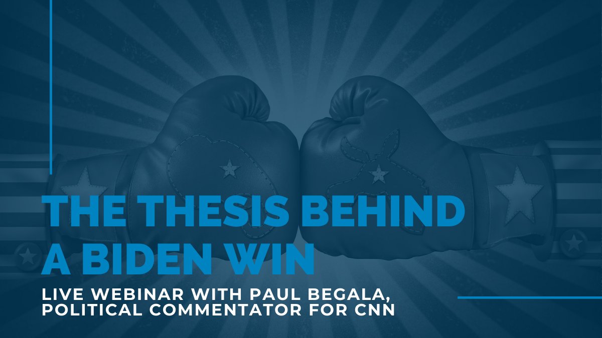 industrial_ex's tweet photo. If last night’s Trump vs. Biden clash raised your temperature, think of what the next four weeks will be like. No matter your own presidential preferences, you can’t afford to miss our upcoming #webinar with @PaulBegalaTDB.

REGISTER HERE: https://t.co/rKZfhAoNox 

#Election2020 https://t.co/tchxtD7prJ
