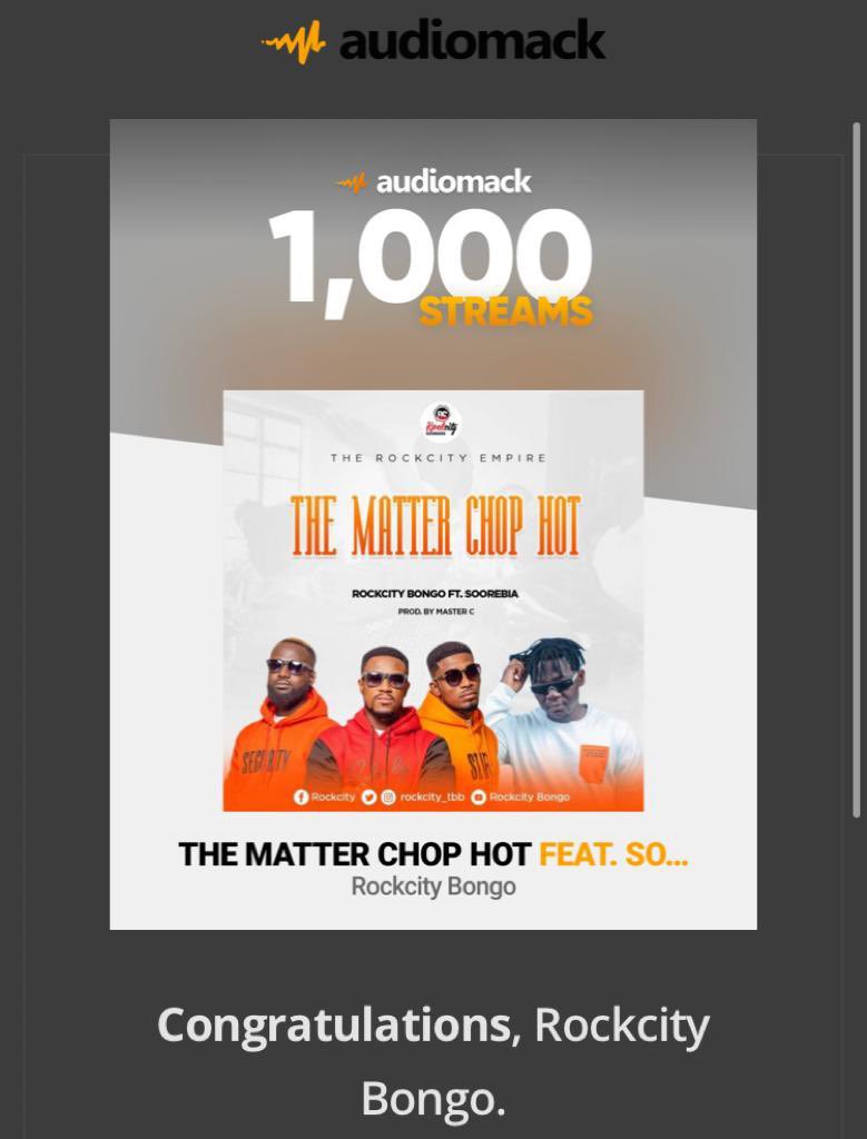 rockcity_bongo's tweet photo. We’ve hit a 1000 streams already in less than 24hrs.... follow this link to have a listen https://t.co/Bo0q4RCZ21 https://t.co/47fdhsTXSs
