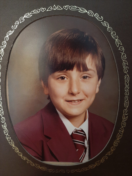 riewriting's tweet photo. Just been responding to some questions from @BloorEllie and my @bookpenpals Year 5 @HorninglowPrim1. Have shared some exclusive insights including this little gem  - my first high school photo, normally reserved for school visits. I doubt they'll write to me again 😂 https://t.co/CpxdQWucNQ