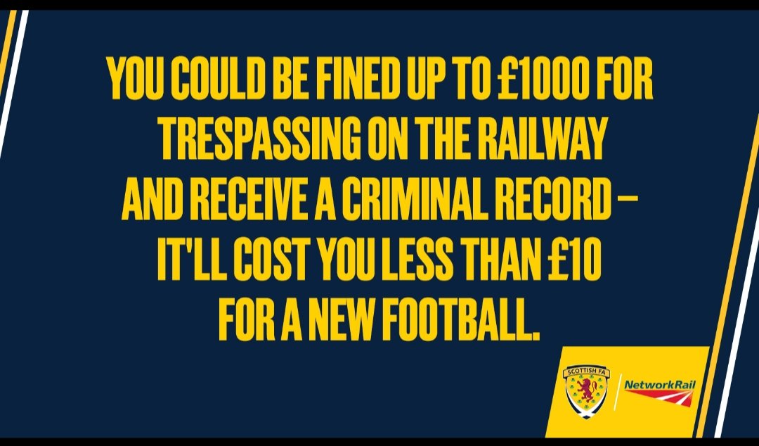 Langcraigs FC 2010 (@langcraigs2) on Twitter photo Week 2 of the programme. This weeks important message! ππππβ½οΈ
<a href="/ScottishFA/">Scottish FA</a> <a href="/ScotFAWest/">West Region</a> <a href="/NetworkRailSCOT/">Network Rail Scotland</a> @BTPWestScot <a href="/MhairiBlack/">Mhairi Black π³οΈβπ</a> <a href="/GeorgeAdam/">George Adam</a> Week 2 of the programme. This weeks important message! ππππβ½οΈ
<a href="/ScottishFA/">Scottish FA</a> <a href="/ScotFAWest/">West Region</a> <a href="/NetworkRailSCOT/">Network Rail Scotland</a> @BTPWestScot <a href="/MhairiBlack/">Mhairi Black π³οΈβπ</a> <a href="/GeorgeAdam/">George Adam</a>