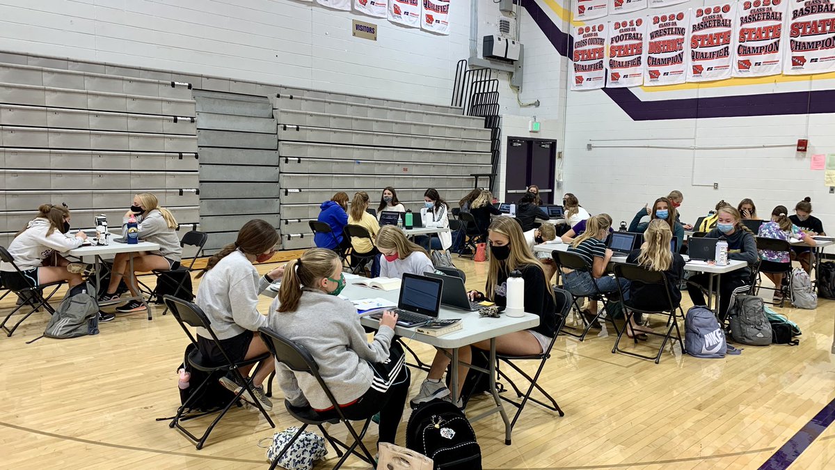 STUDENT-Athletes working their brain power during our study sesh today!  #GrowingLearnersAndLeaders