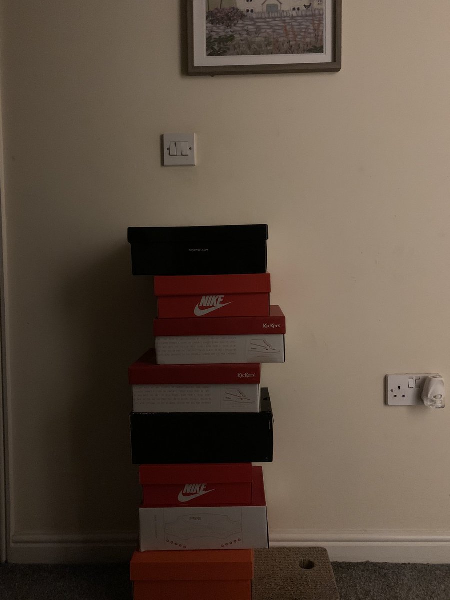 JaneMulvaney's tweet image. Glad I saved be shoe boxes #schoolscienceproject #makingroominmycraftcupboard