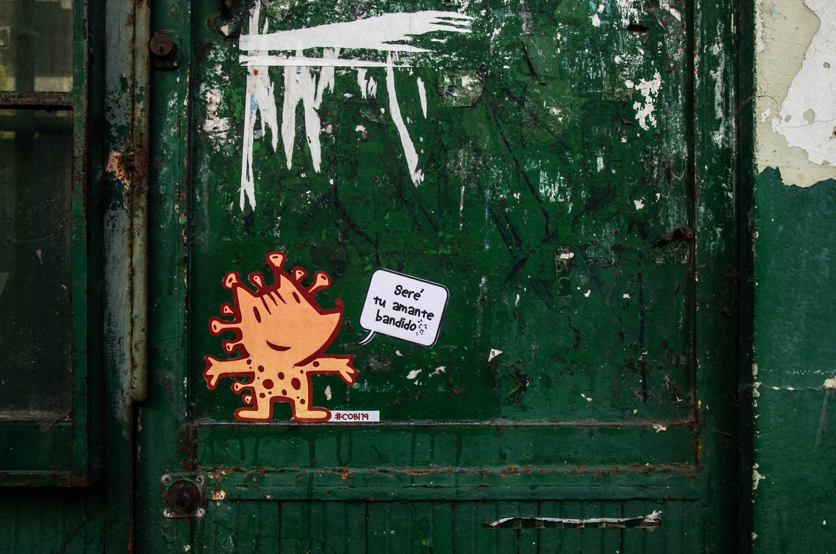 DavidaVGO's tweet photo. Tanto andar de Vigo a #Badajoz de Badajoz a Vigo que alfinal acabé trayendo cepas de #Cobi19 conmigo

#virus #loscobis #arteurbano #Vigo #VigoMola #VivaVigo #PasteUp #StreetArt #StreetArtVigo #arteurbanoVigo #Coronavirus #Rebrotes #Cobi #Barcelona92 #Desescalada #CobisALaFuga https://t.co/ETG8Ch2Sjd