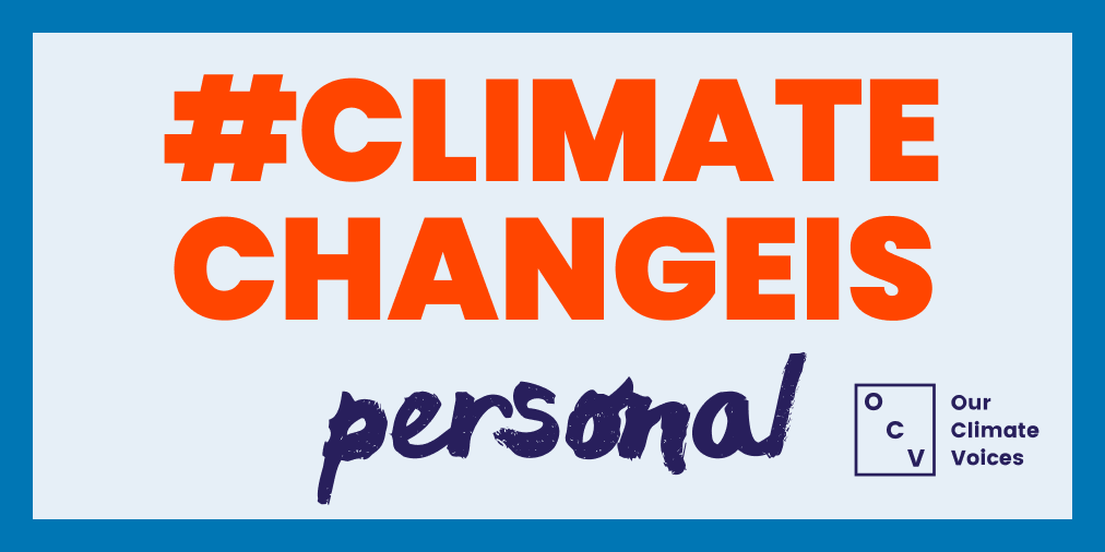 Join us in the national campaign by <a href="/Climate__Voices/">Our Climate Voices</a> to discuss how #ClimateChangeisPersonal by using the hashtags and posting about how climate change is personal for you. For us #ClimateJusticeisSocialJustice. What is climate Justice for you?