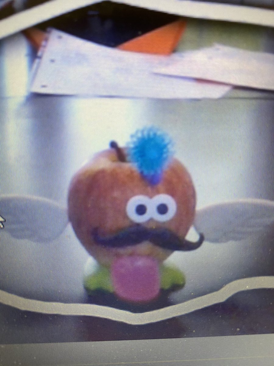 msbrix1's tweet photo. We are working on creating narrative characters, so why not steal some inspiration from Mr. Potato Head and create our own food characters? #conley158 https://t.co/GufyHuHQwj