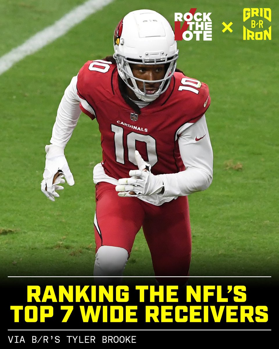 B/R Gridiron (@brgridiron) on Twitter photo Ranking the NFL’s Top 7 Wide Receivers
7. Amari Cooper
6. Mike Evans
5. Tyreek Hill
4. Davante Adams
3. Julio Jones
2. Michael Thomas
1. DeAndre Hopkins
(via B/R’s <a href="/TylerDBrooke/">Tyler Brooke</a>)
bit.ly/2GgNQlo Ranking the NFL’s Top 7 Wide Receivers
7. Amari Cooper
6. Mike Evans
5. Tyreek Hill
4. Davante Adams
3. Julio Jones
2. Michael Thomas
1. DeAndre Hopkins
(via B/R’s <a href="/TylerDBrooke/">Tyler Brooke</a>)
bit.ly/2GgNQlo