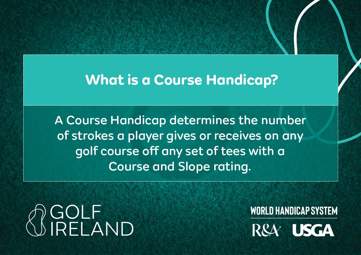 The World Handicap System is coming to Ireland on 2nd Nov. Find out more at  https://www.golfnet.ie/whs