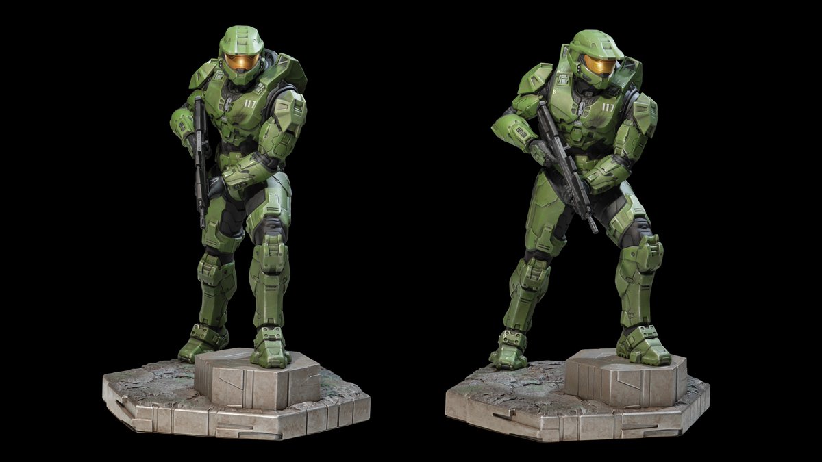 halo 2 master chief statue