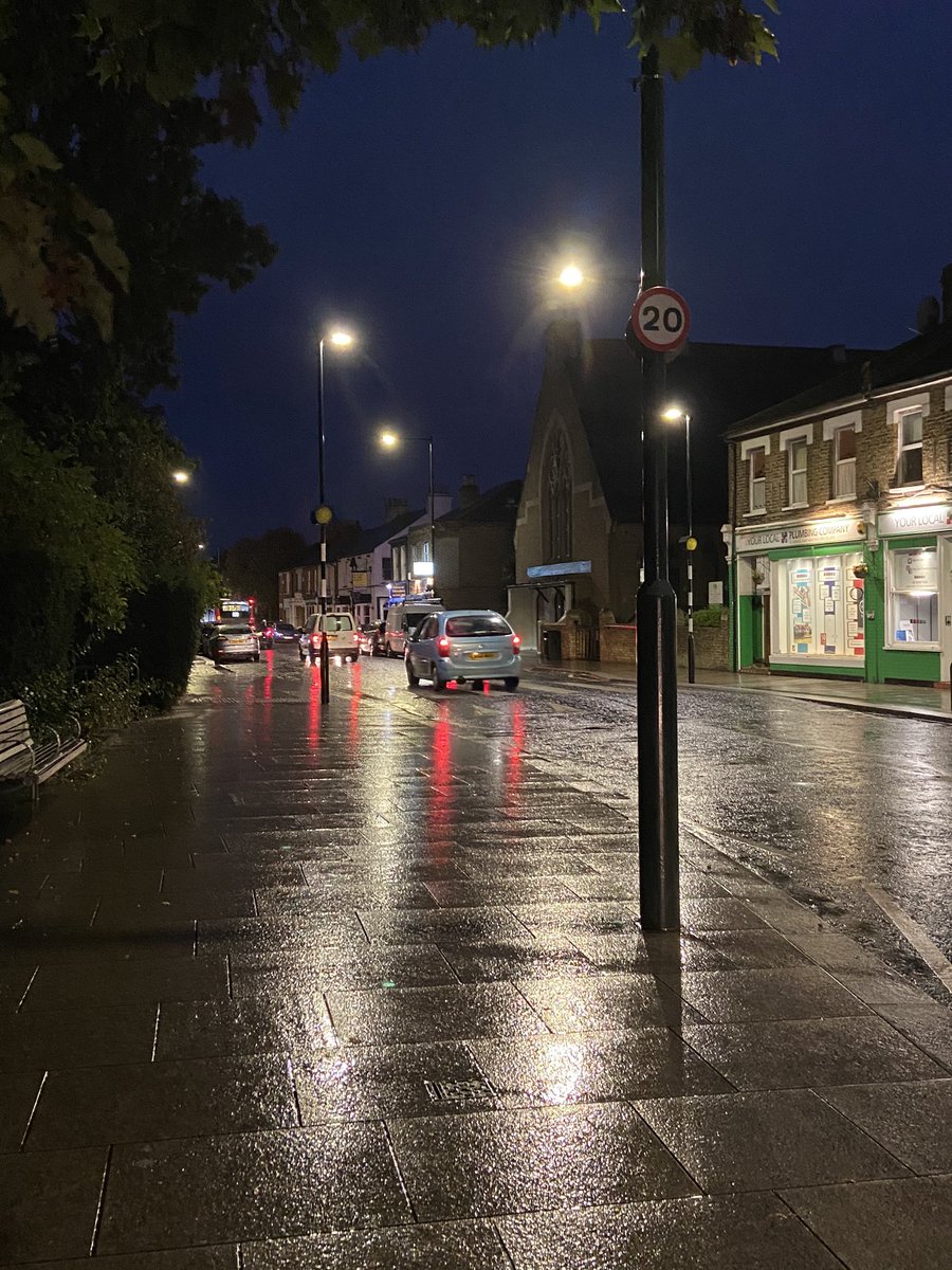 Not liking the dark and rain much but better get used to it...9200 steps #BHWalktheWorld