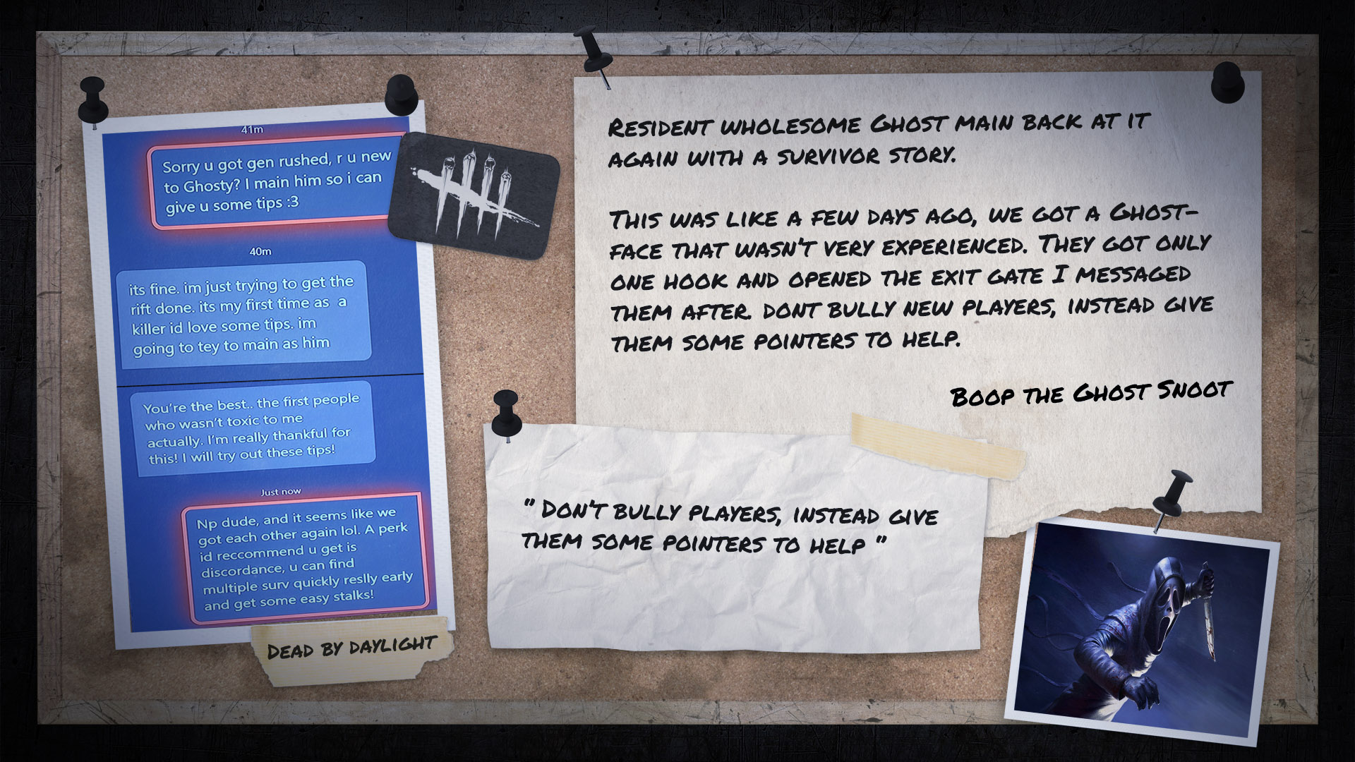 Dead By Daylight Another Heartwarming Story This Time From Pan Alyssa Share Yours With Dbdstory Dead By Daylight Another Heartwarming Story This Time From Pan Alyssa Share Yours With Dbdstory