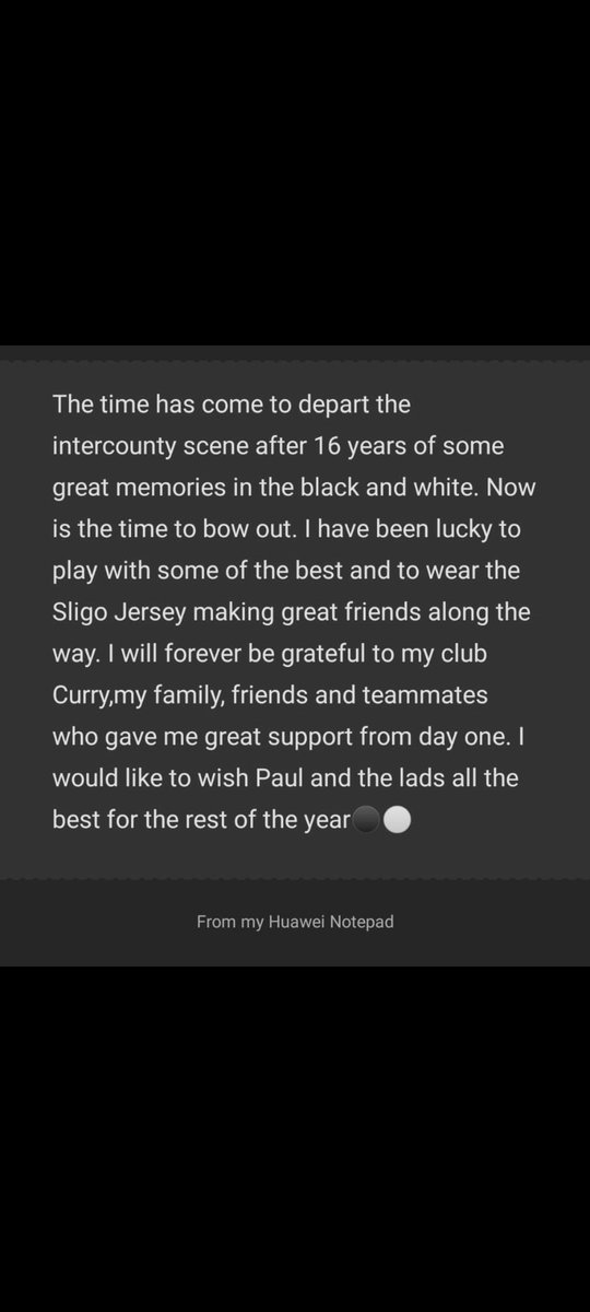 The time has come...