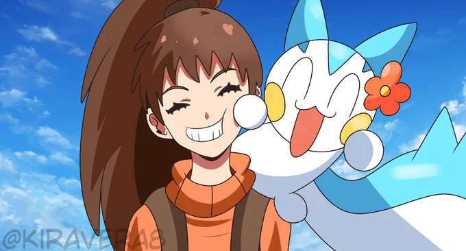 redrew one of the scenes from Gotcha MV

but Trainer Kira/Mana ver! 