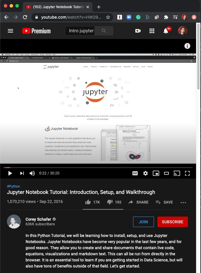 Ready for a 30-minute introduction to Jupyter Notebooks?"Jupyter Notebook Tutorial: Introduction, Setup, and Walkthrough" from  @CoreyMSchafer is gonna give you all you need.Video: 