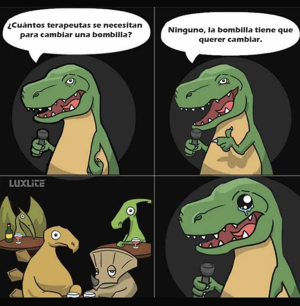 Para cerrar el mes con un super chiste,.😂😂...
ríanse! 😥
#Luxlite