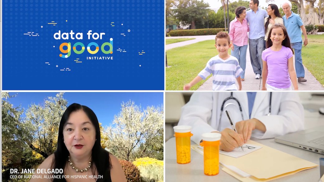 Health4Americas's tweet photo. If you missed @janeonhealth on #RampUp20 learn how data can help identify & address bias within our public health systems during the COVID-19 pandemic as proven by the first large clinical research study to achieve a fully representative population sample. https://t.co/b9yECJEnH0 https://t.co/02gpBopjg5