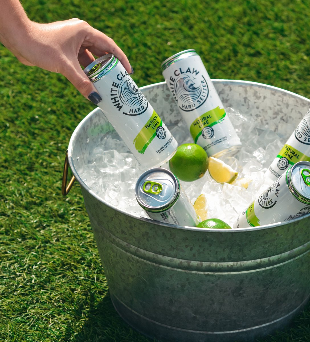Welcome back White Claw Wednesday! Grab a bucket of 5 White Claws for $15.