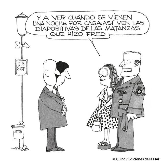 Gabriel Otero on Twitter: "Se nos fue Quino, justo hoy, él quien fuera un  promotor de paz en tiempos de guerra, denunciando abusos a través de sus  personajes y defensor de la