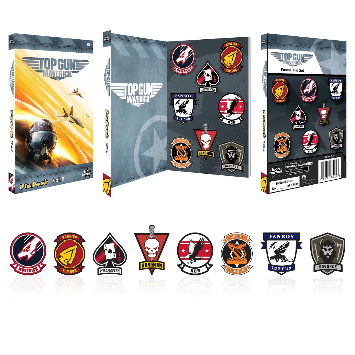 iconheroes's tweet photo. Maverick and company are entering the pin zone with the new @TopGunMovie Maverick PinBook! Free US Shipping!
https://t.co/5bStRBjc8R #TopGun #enamelpin #pinbook #iconheroes https://t.co/Y61s3c22Ou