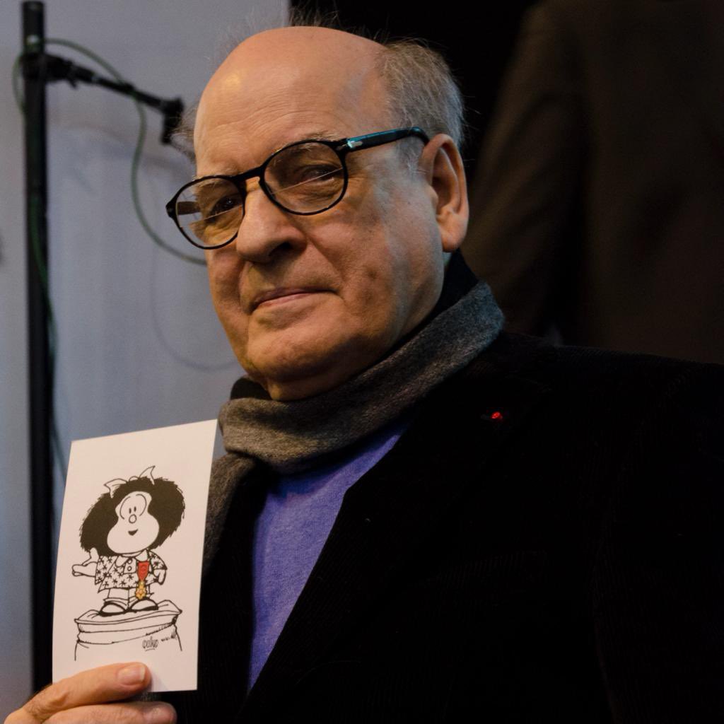 alferdez's tweet photo. Se nos fue Quino, uno de los artistas más grandes de la historia de nuestro país. Nos hizo reír, nos hizo pensar y nos convocó siempre a reflexionar sobre la Argentina, con la que estuvo comprometido como pocos.

Hasta siempre, maestro. https://t.co/rISVKhVDuX
