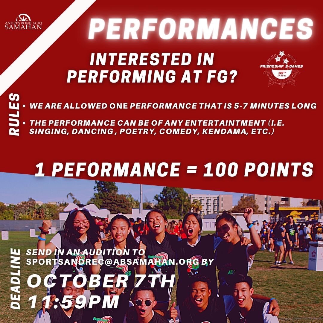 ABSamahan's tweet photo. 🚨T-23 DAYS TIL #FG35!!! Donation Wars start TOMORROW and will end on October 22! Feel free to use the bingo template, but it is not required. Also, performance auditions are due next week on Wednesday, October 7, to Ysa, so make sure to get those in ASAP! https://t.co/ZDBD9HPAfH