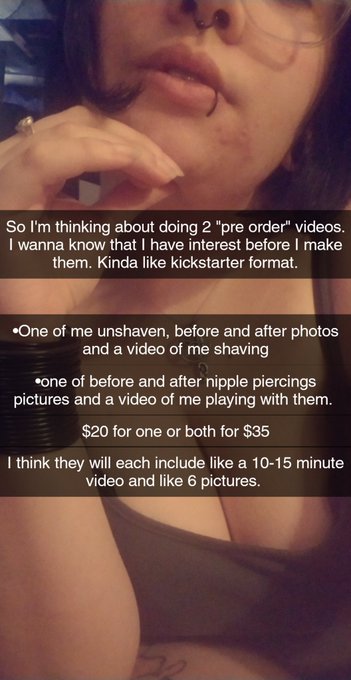 I'm thinking about doing 2 pre order video/picture packages. Check out my snapchat for details at hellobigboobs<a href="/tag/dogecoin"class="tags"><span>#dogecoin</span></a><a href="/tag/dogecointoadollar"class="tags"><span>#dogecointoadollar</span></a><a href="/tag/dogecointothemoon"class="tags"><span>#dogecointothemoon</span></a>