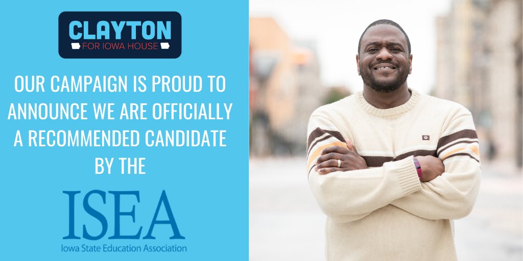 Clayton for Iowa House tweet media