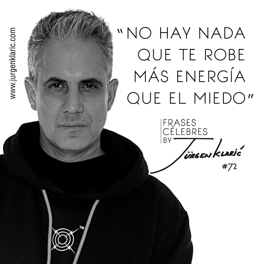 JurgenKlaric's tweet image. No hay nada que te robe más energía que el miedo. Aprende a gestionarlo. #CambiemosJuntoselMundo #MentePróspera
